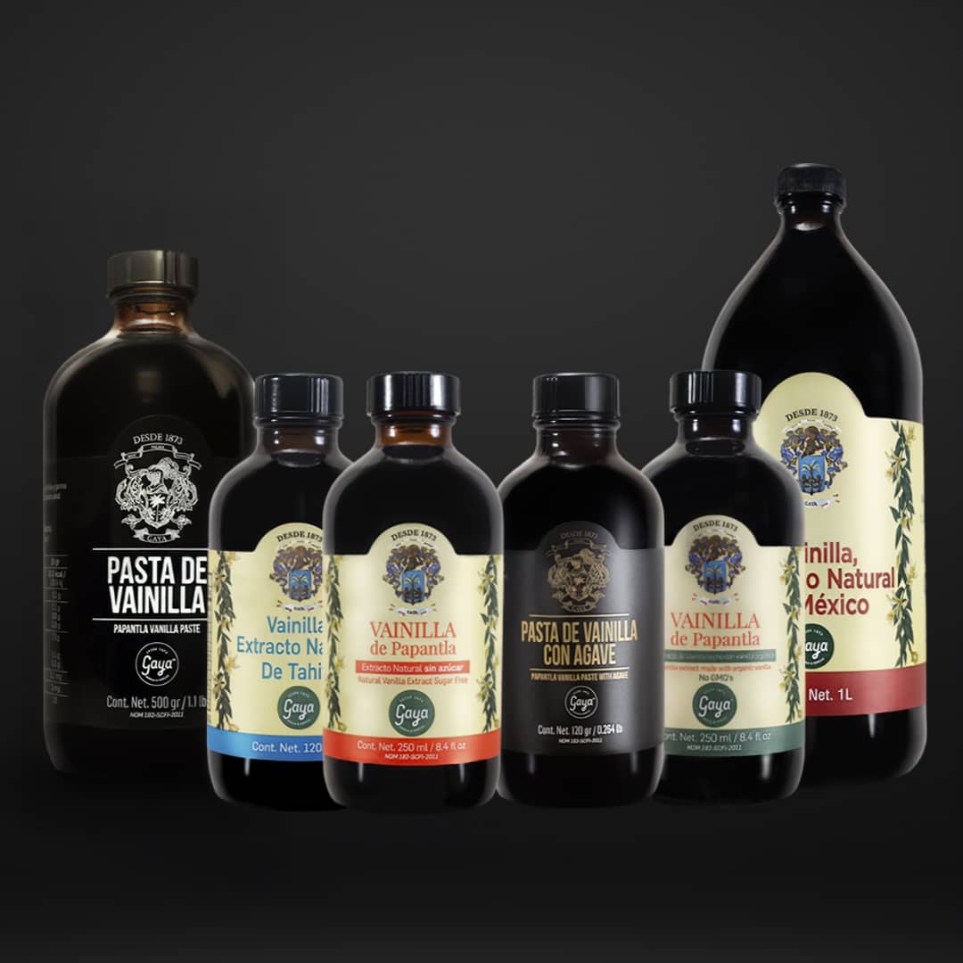 Extractos y pastas de vainilla