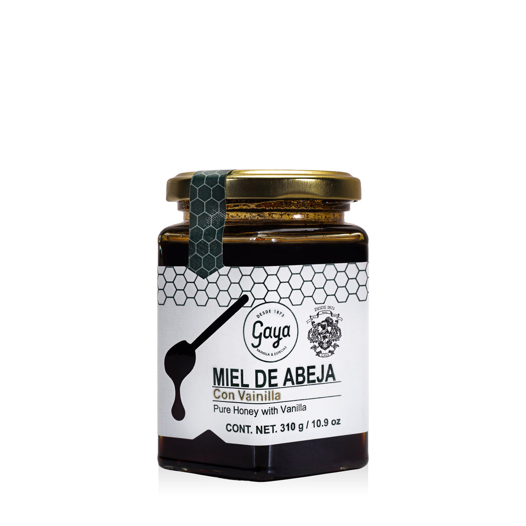 Miel de Abeja Natural con Vainilla Gaya | Dulzura artesanal y aroma gourmet