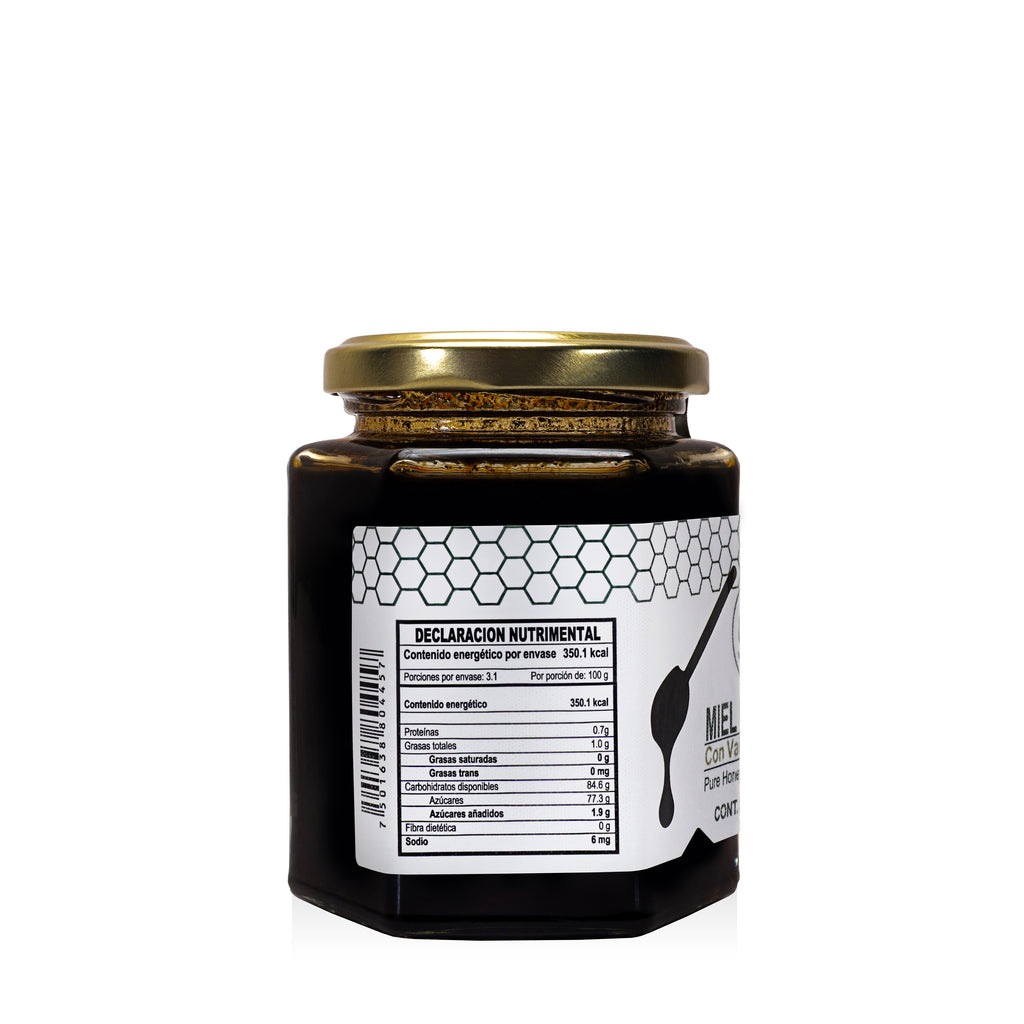 Miel de Abeja Natural con Vainilla Gaya | Dulzura artesanal y aroma gourmet
