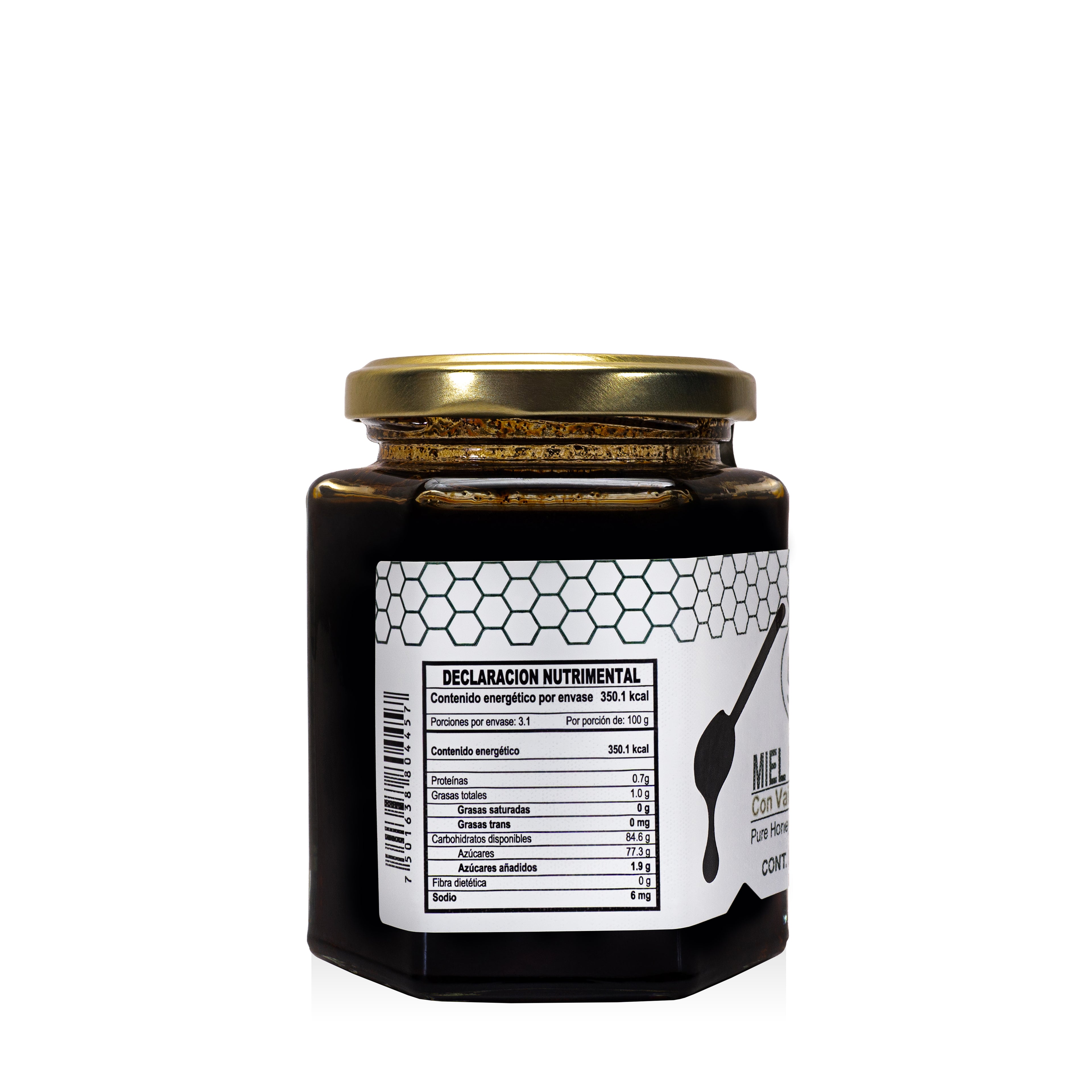 Miel de Abeja Natural con Vainilla Gaya | Dulzura artesanal y aroma gourmet