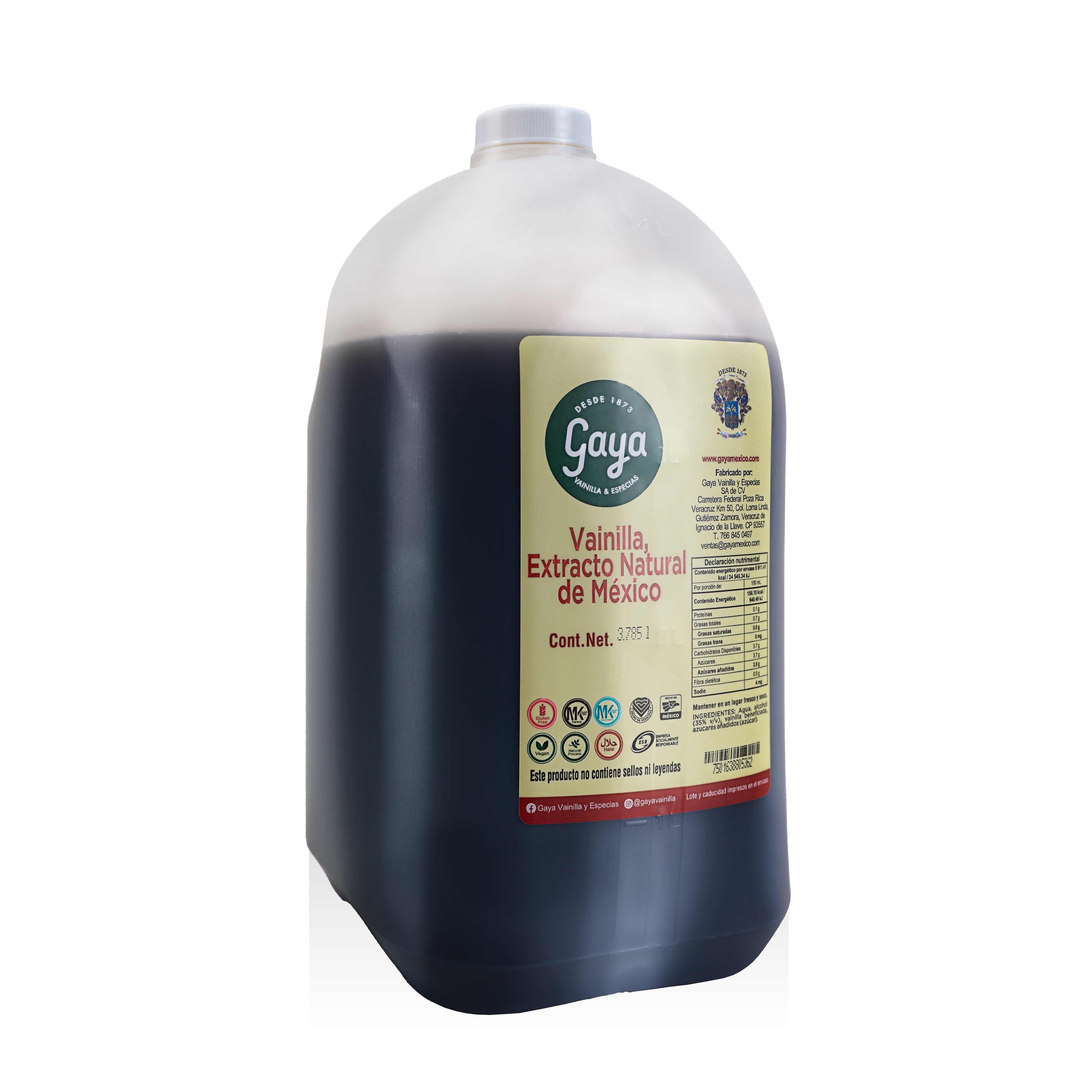 Extracto Natural de Vainilla Mexicano Gaya