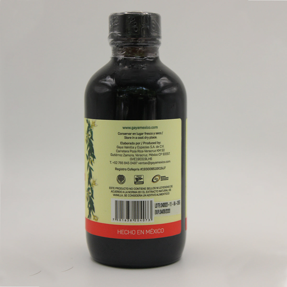 Pure Vanilla Extract from Mexico, Sugar-Free and Zero Carb
