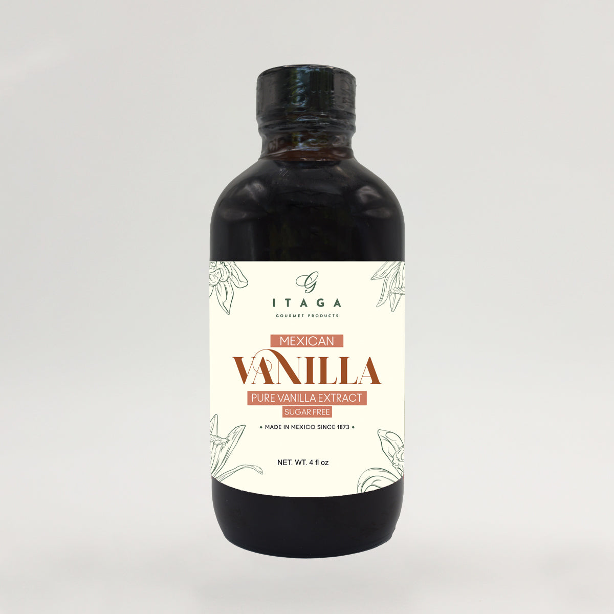 ITAGA Sugar-Free Vanilla Extract – Natural &amp; Authentic Flavor
