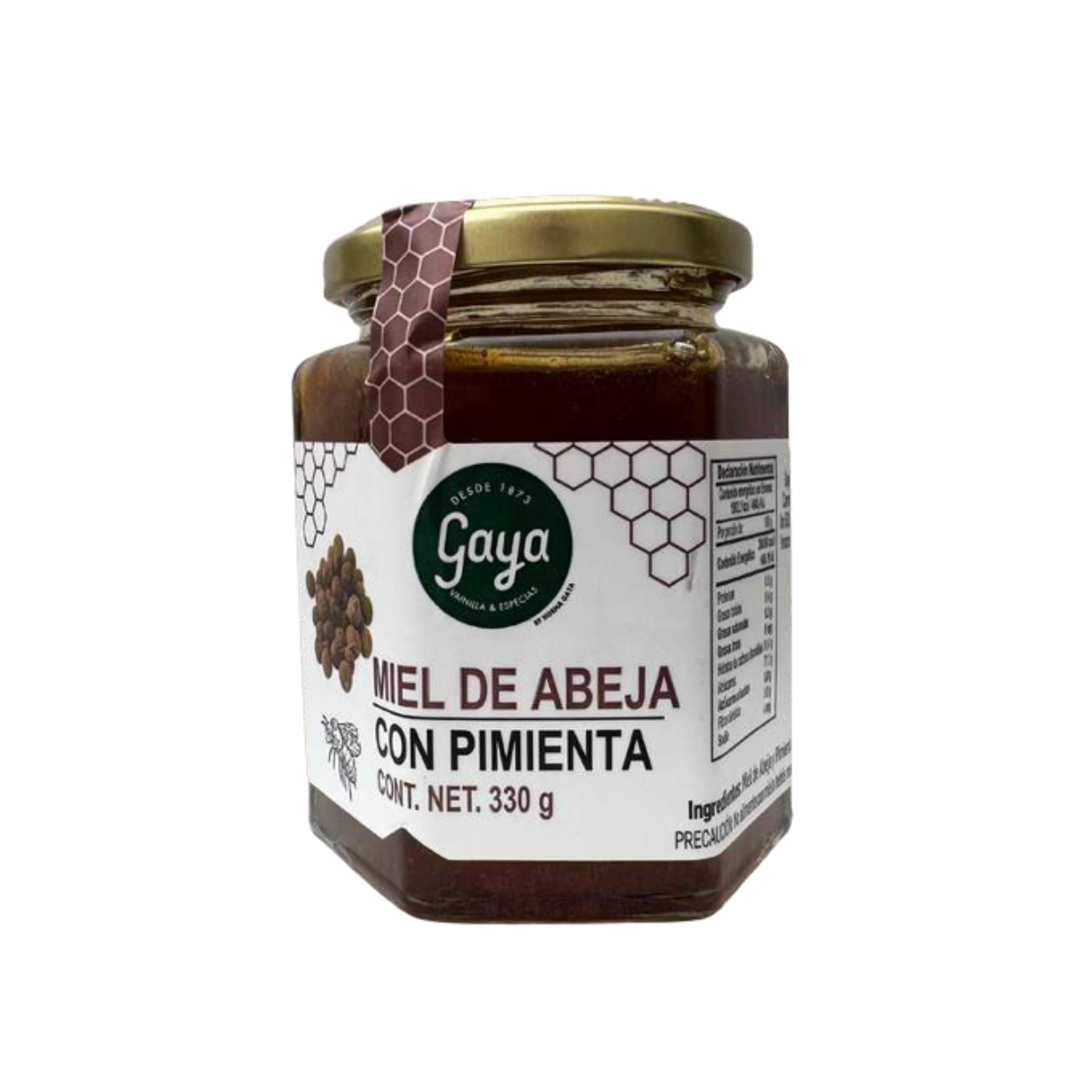 Miel con Pimienta Gaya | Miel Artesanal con Toque Especiado
