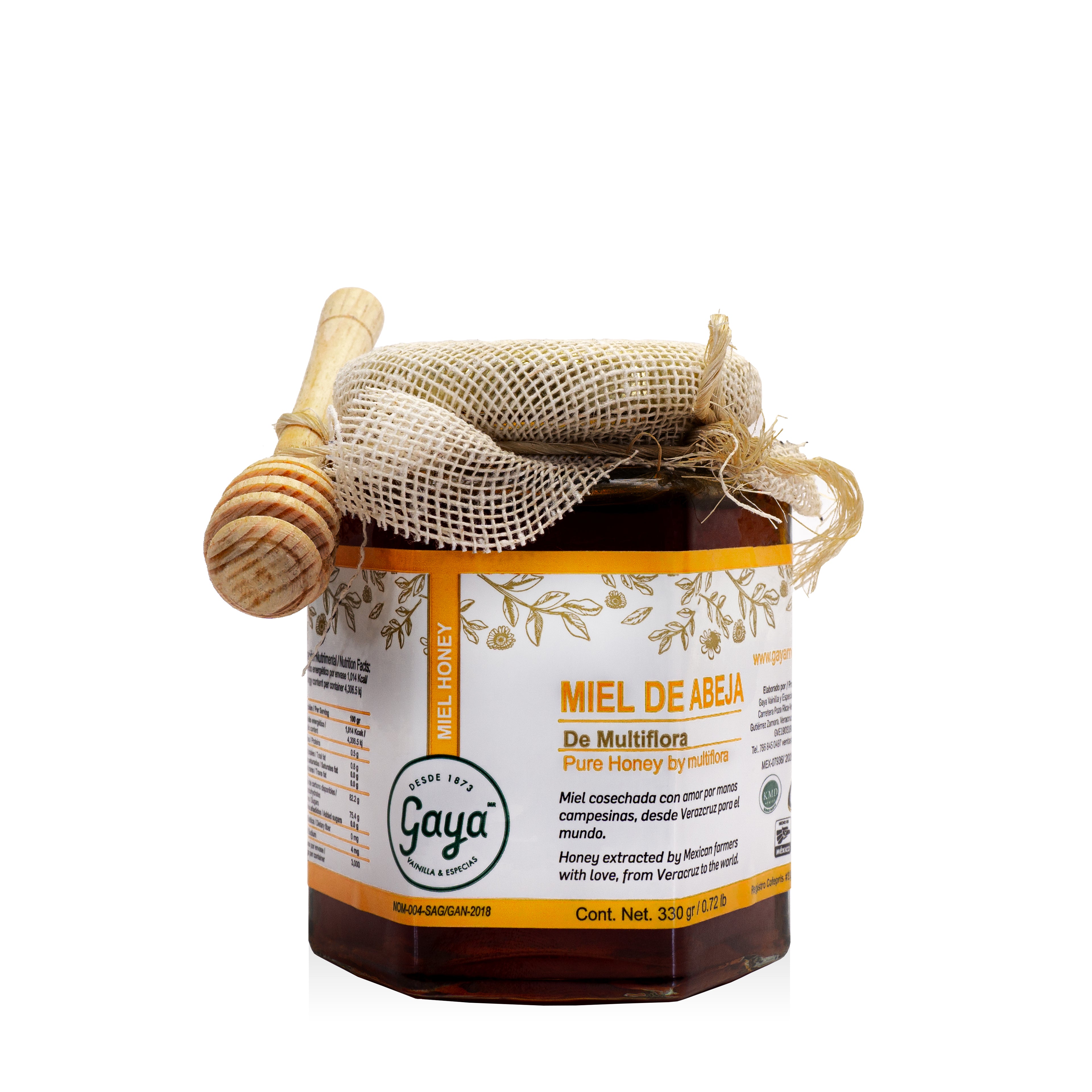 Miel de Abeja Natural Multiflora Gaya
