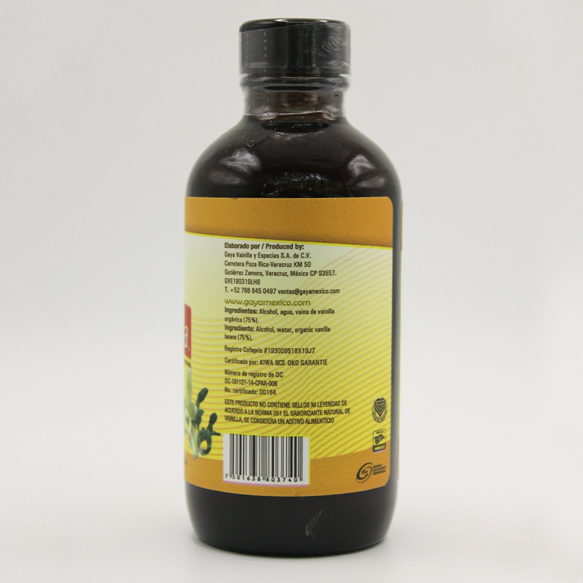 Saborizante Natural con Vainilla Orgánica "La Dueña" | Gaya