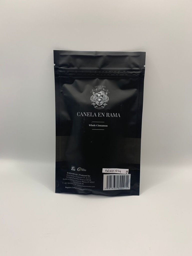 Bolsa de canela en rama 30 g