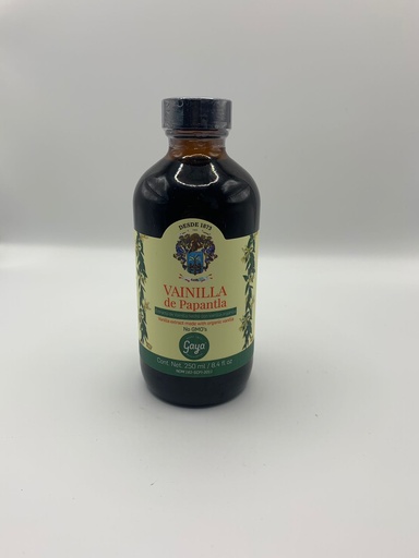 [GPE1003] Extracto de Vainilla Hecho con Vainilla Orgánica de 250 ml