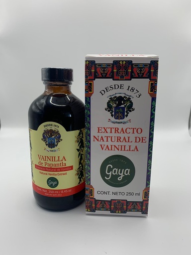 [GPE0103] Extracto Natural de vainilla Gaya de 250 ml